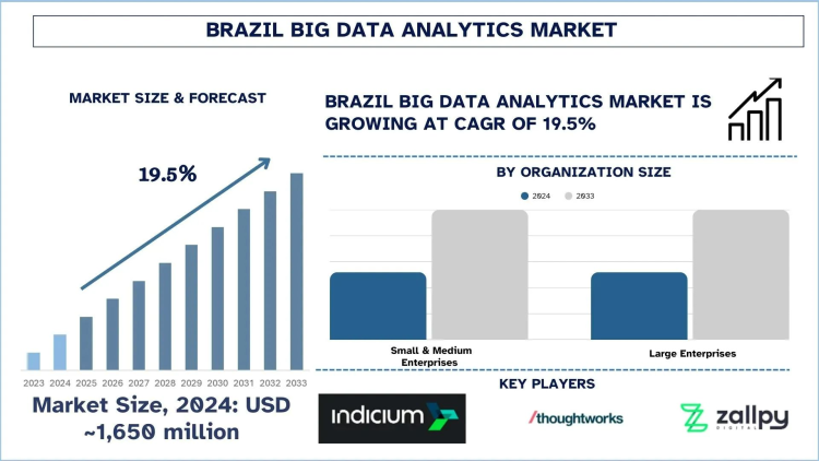 Brazil Big Data Analytics Market Analysis by Share, Trends & Forecast Report, 2033 | UnivDatos