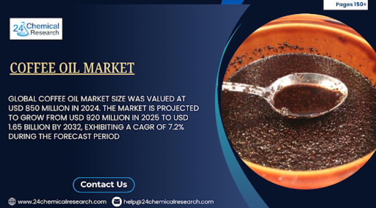 Coffee Oil Market Set for Robust Growth as Demand Surges in Cosmetics and Personal Care