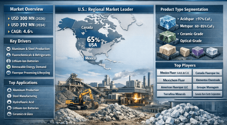 How Fast Is North America Fluorspar Market Growing? Key Trends, Opportunities & Market Outlook