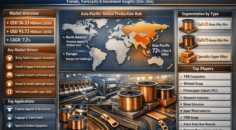 What’s Driving Growth in Zipper Copper Alloy Wire Market? Trends, Forecasts & Investment Insights