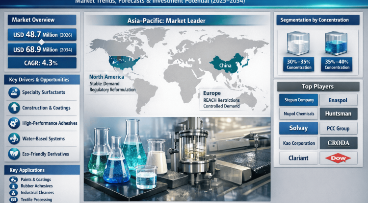 What Is Driving Growth in the Global Ammonium Nonylphenol Ether Sulfate Market?