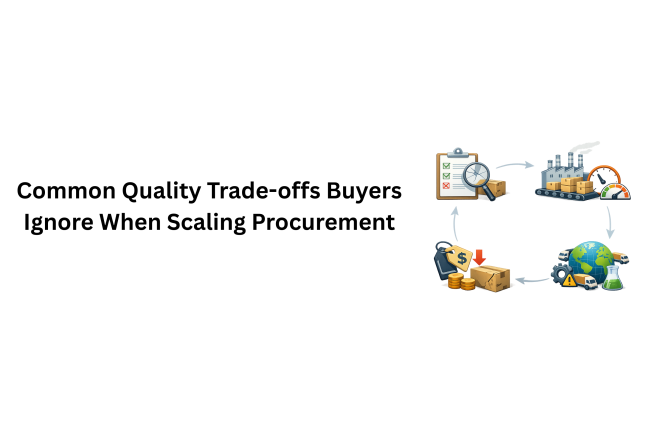 Common Quality Trade-offs Buyers Ignore When Scaling Procurement
