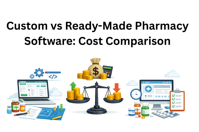 Custom vs Ready-Made Pharmacy Software: Cost Comparison