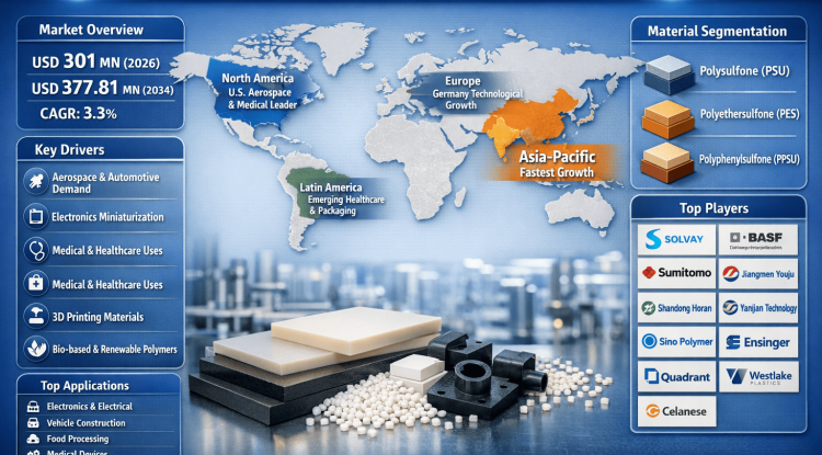 Which Companies Are Leading the Global Sulfone Polymers Market as It Reaches USD 377.81 Million by 2034?