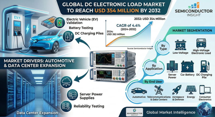 Global DC Electronic Load Market to Reach USD 354 Million by 2032, Driven by EV and Data Center Expansion