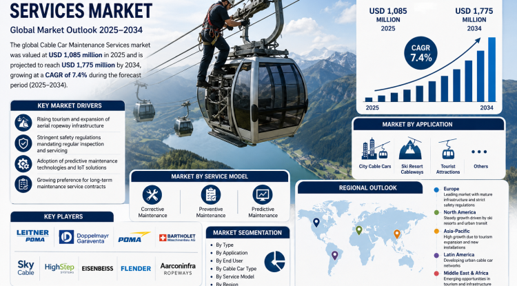 Cable Car Maintenance Services Market Growth Analysis, Dynamics, Key Players and Innovations, Outlook and Forecast 2026-2034