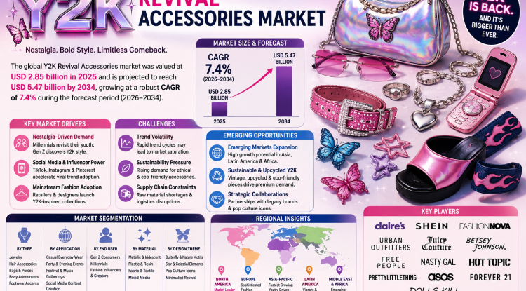 Y2K Revival Accessories Market Growth Analysis, Dynamics, Key Players and Innovations, Outlook and Forecast 2026-2034