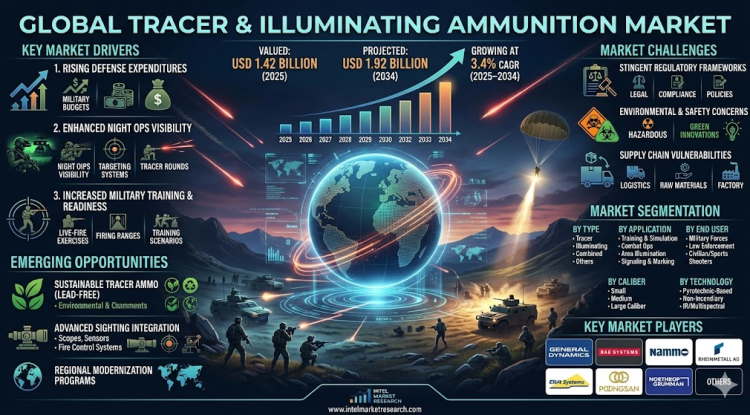 Tracer & Illuminating Ammunition Market Growth Analysis, Dynamics, Key Players and Innovations, Outlook and Forecast 2026-2034