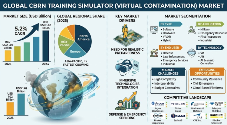 CBRN Training Simulator (Virtual Contamination) Market 2026-2034