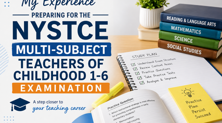 My Experience Preparing for the NYSTCE Multi-Subject Teachers of Childhood 1-6 Examination