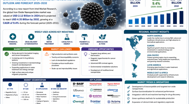 Iron Oxide Nanoparticles Market Growth Analysis, Market Dynamics, Key Players and Innovations, Outlook and Forecast 2025-2032
