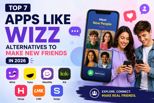 Top 7 Apps Like Wizz Alternatives to Make New Friends in 2026