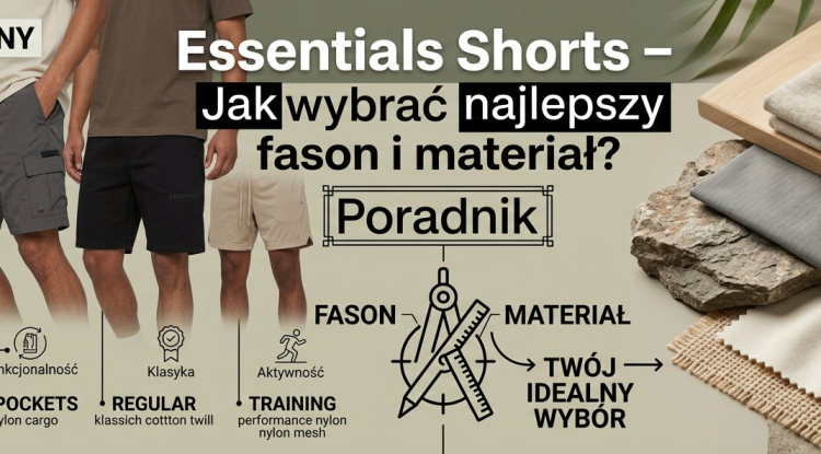 Essentials Shorts – Jak wybrać najlepszy fason i materiał? Poradnik