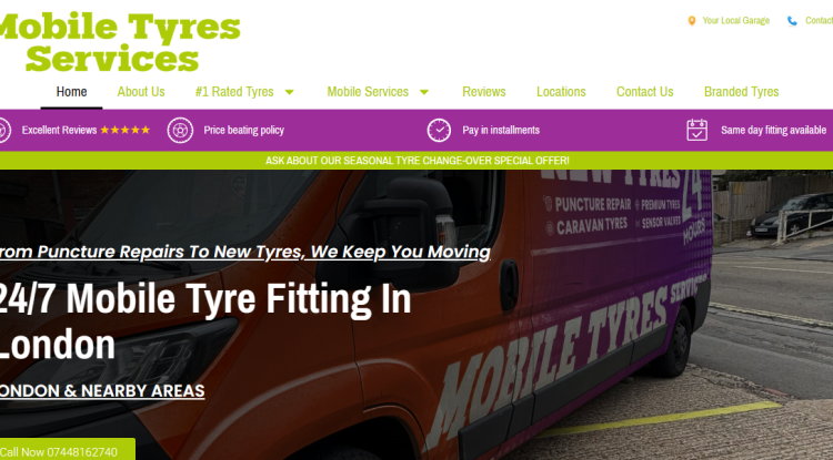 Tyre Fitting East London – Professional Mobile Tyre Solutions for Safe and Reliable Driving
