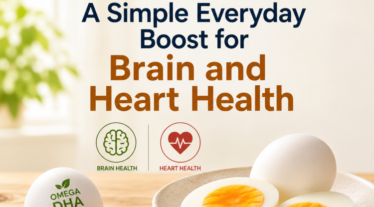 Omega DHA Eggs: A Simple Everyday Boost for Brain and Heart Health