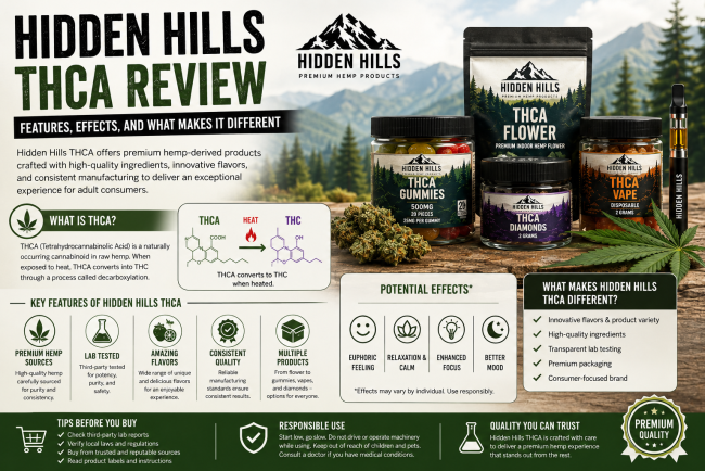 Hidden Hills THCA Review: Features, Effects, and What Makes It Different
