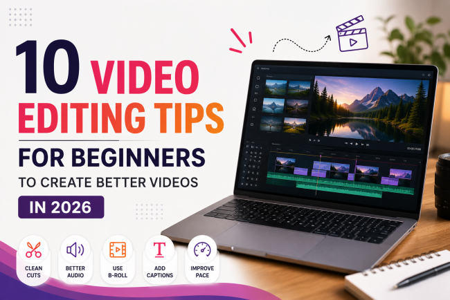 10 Video Editing Tips for Beginners to Create Better Videos in 2026