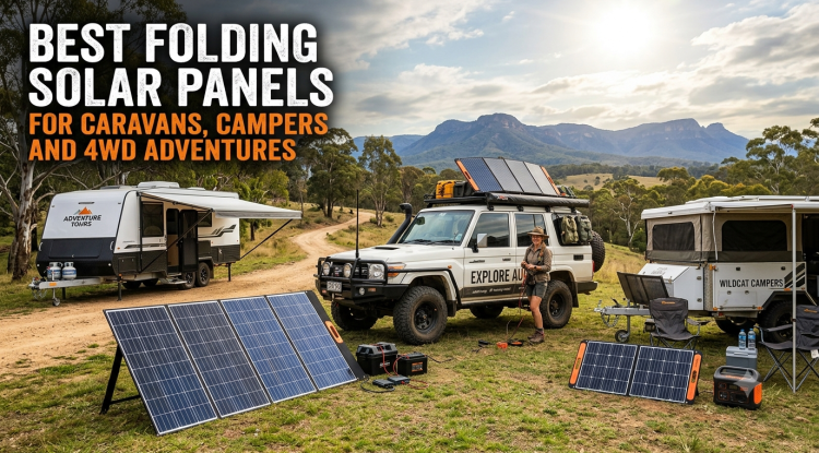 Best Folding Solar Panels for Caravans, Campers and 4WD Adventures