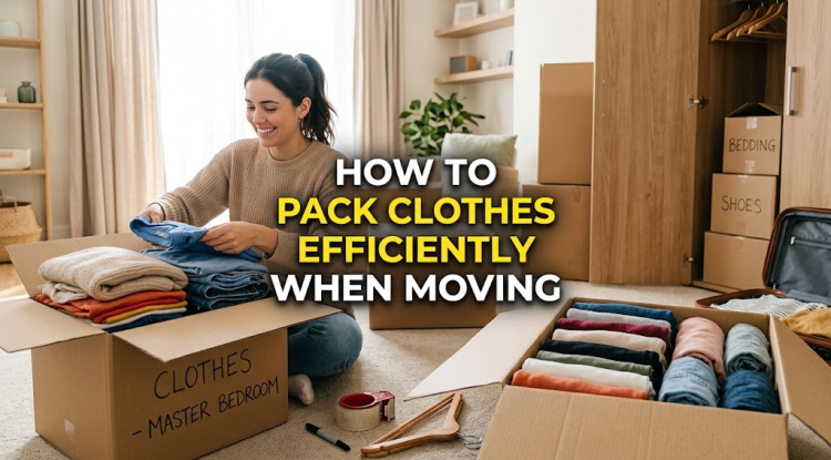 How to Pack Clothes Efficiently When Moving
