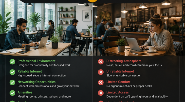 Choosing Between a Coffee Shop and a Coworking Space