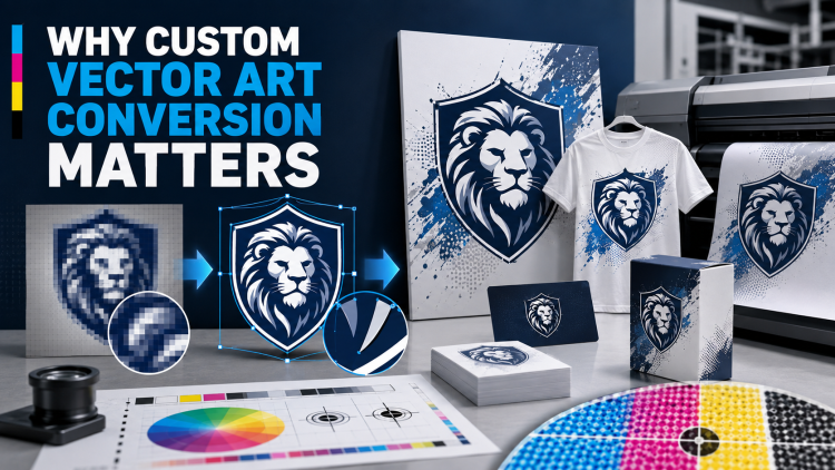 Why Custom Vector Art Conversion Services Matter for Professional Printing