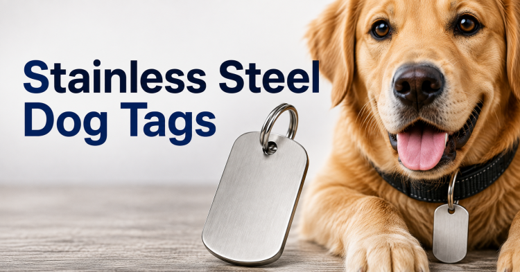 Stainless Steel Dog Tags | Personalized Pet ID
