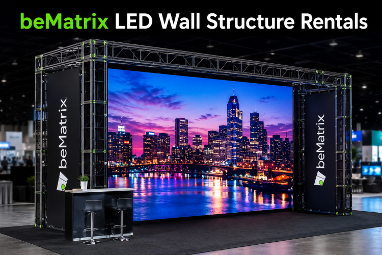 beMatrix LED Wall Structure Rentals | Event Solutions