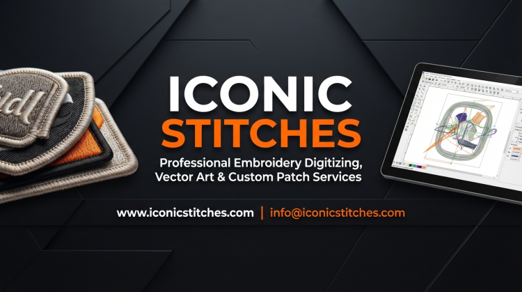 The Complete Guide to Embroidery Digitizing, Vector Art & Custom Patches| Iconic Stitches
