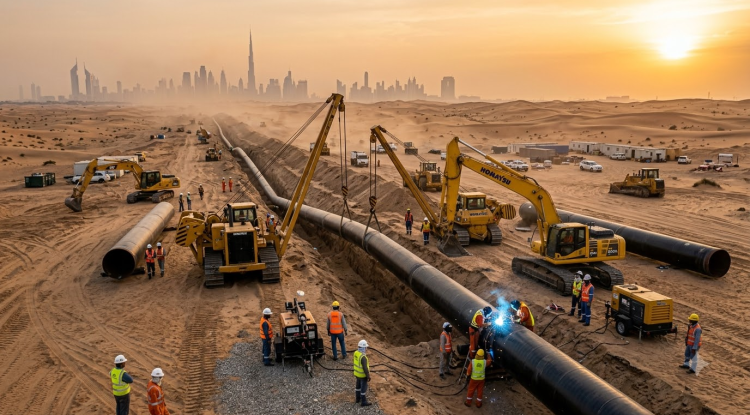 How Pipeline Construction Companies in the UAE Are Powering the Region's Energy Future