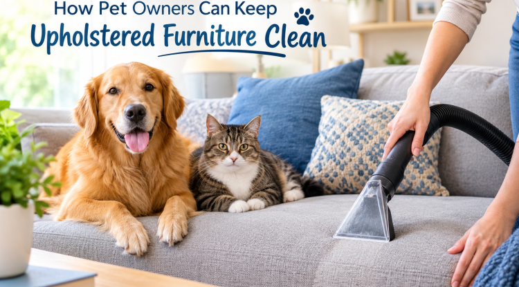 How Pet Owners Can Keep Upholstered Furniture Clean