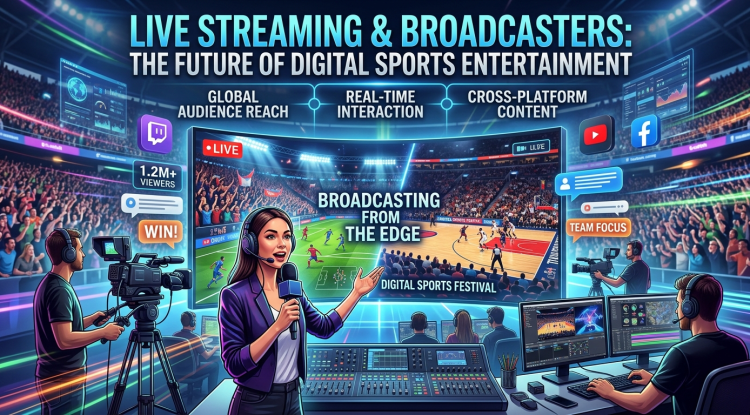 Live Streaming & Broadcasters: The Future of Digital Sports Entertainment