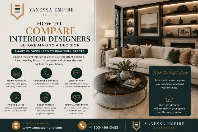 How to Compare Interior Designers Before Making a Decision